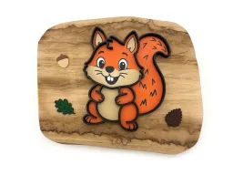 Eco smyslový tác veverka