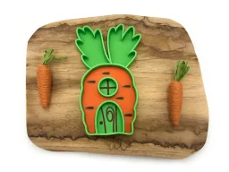 Eco smyslový tácek mrkvový dům