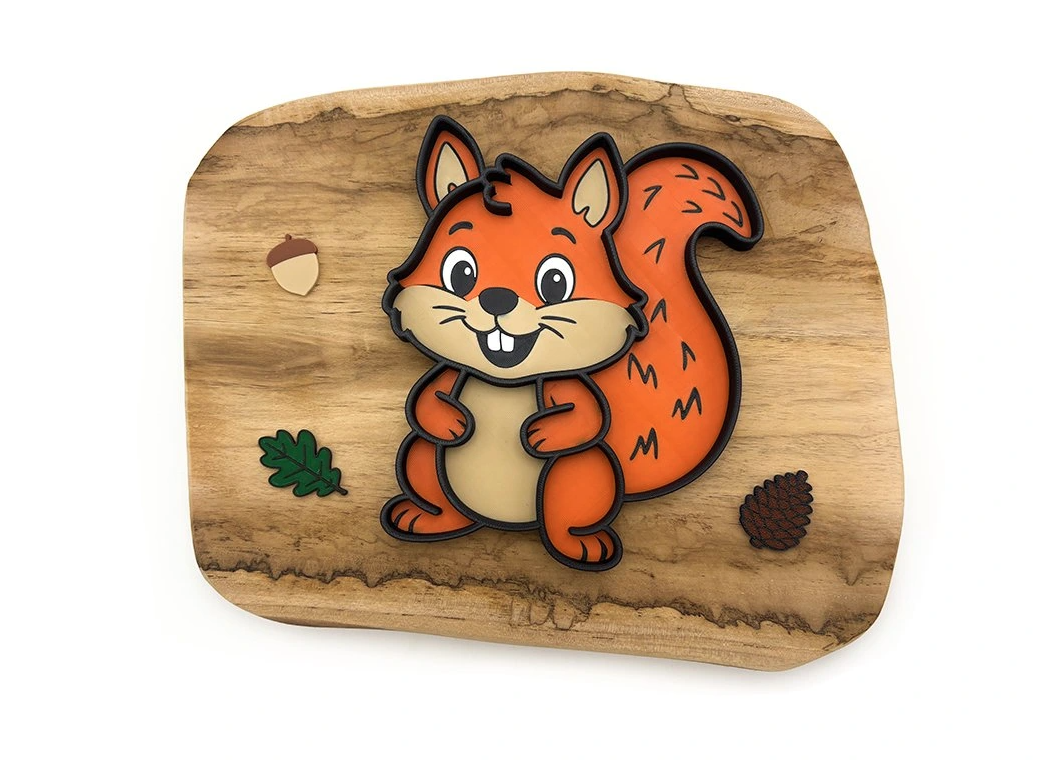 Eco smyslový tác veverka