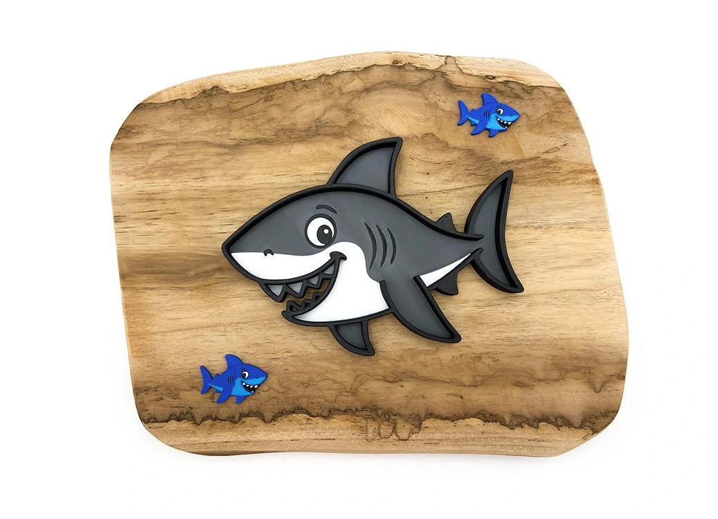 Eco smyslový tácek žralok (šedý)