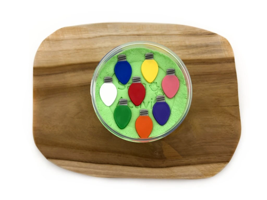 Kinetický písek VÁNOČNÍ SVĚTÝLKA 500g