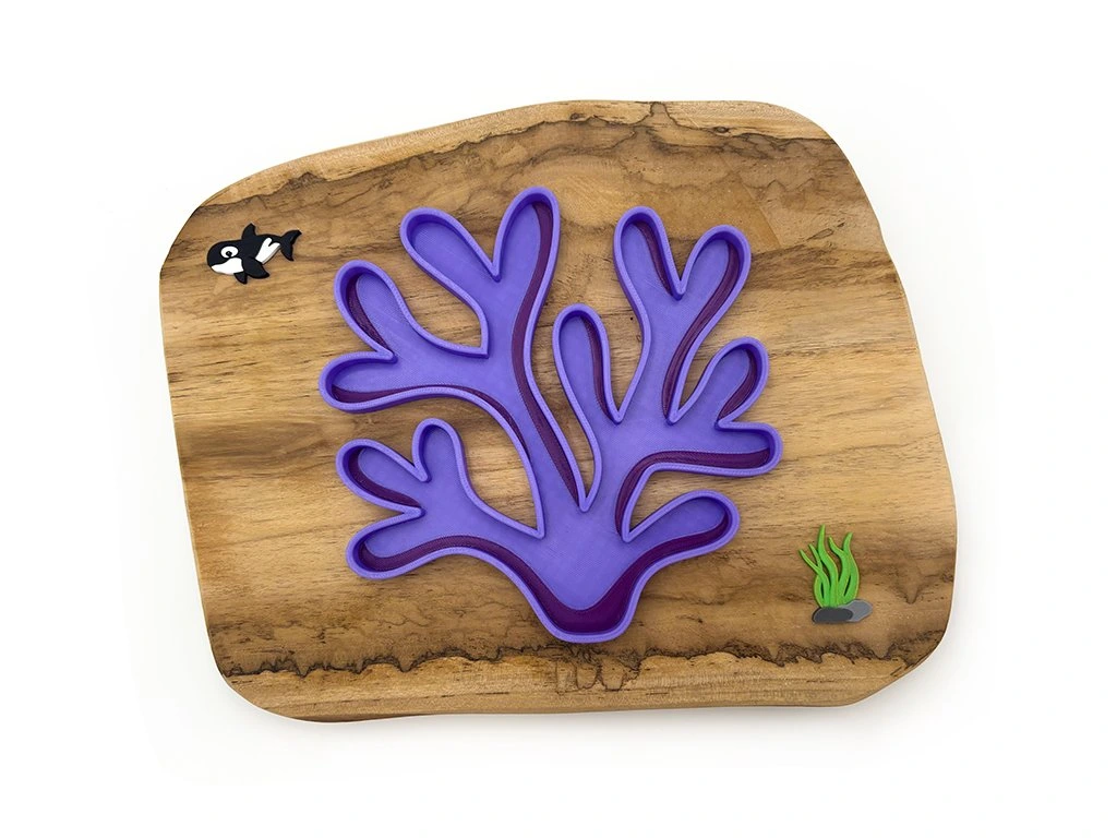 Eco smyslový tác korál fialový