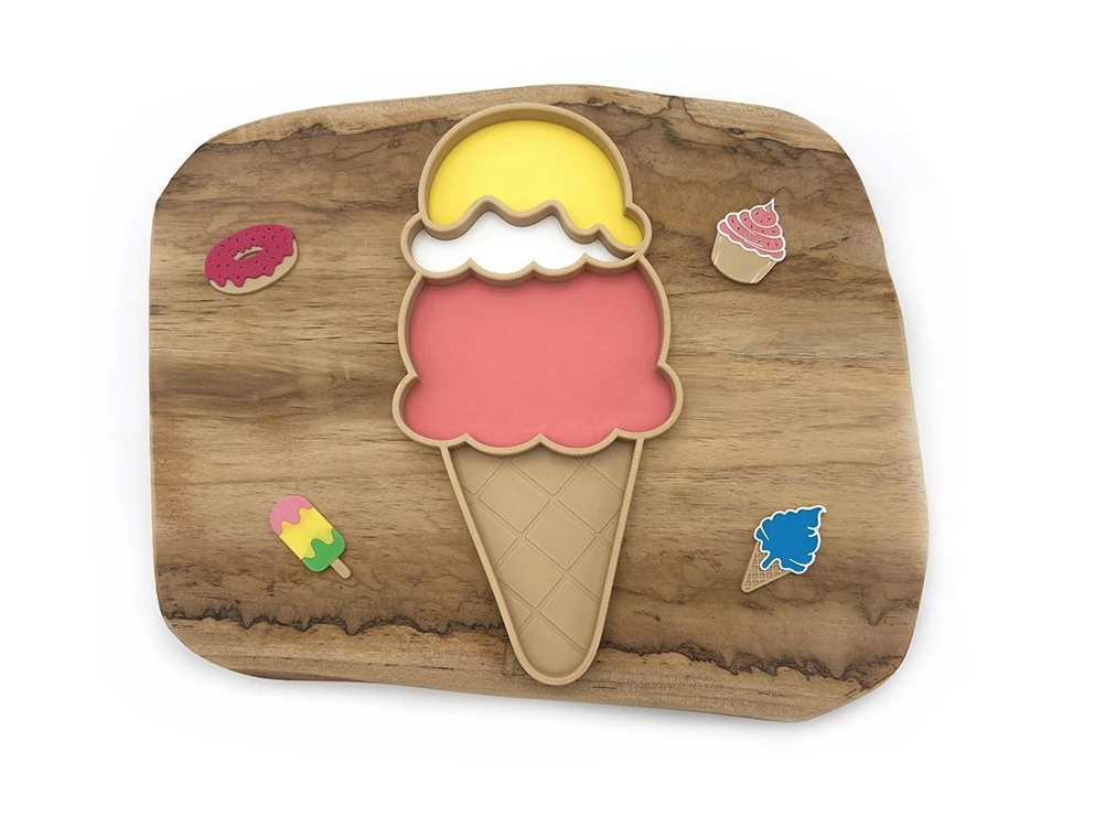 Eco smyslový tácek kopečková zmrzlina