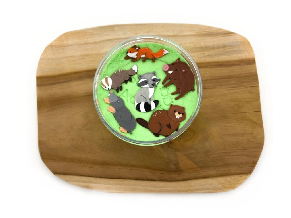 Kinetický písek LESNÍ ZVÍŘÁTKA 500g