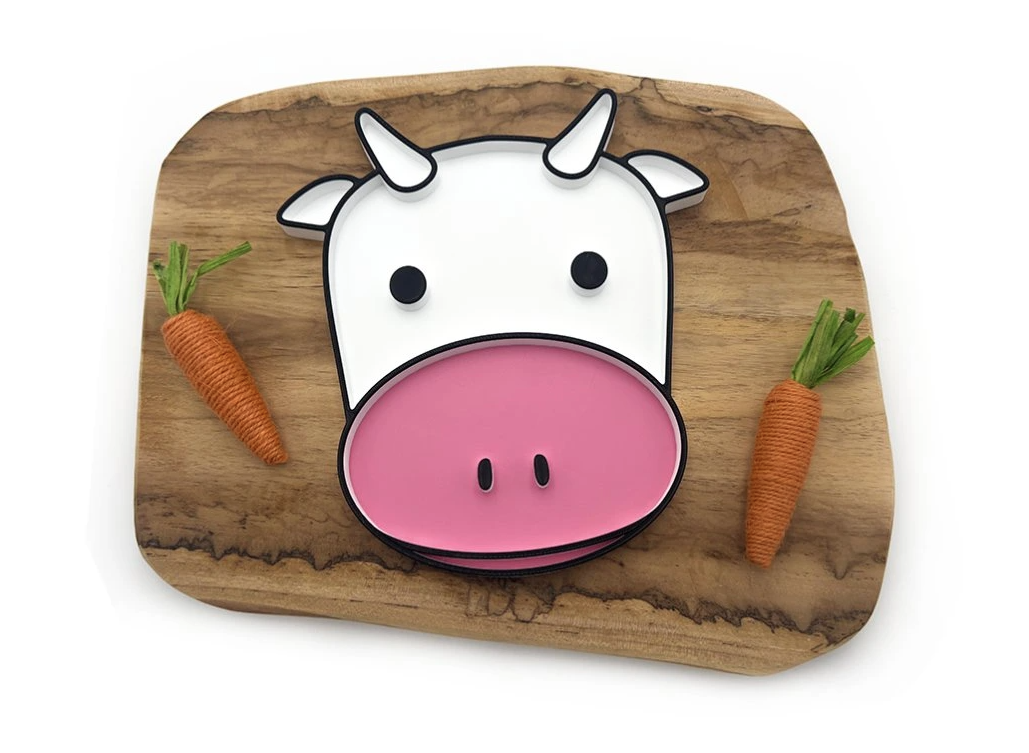 Eco smyslový tácek kravička