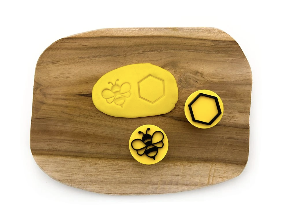 Razítka včelka a plástev