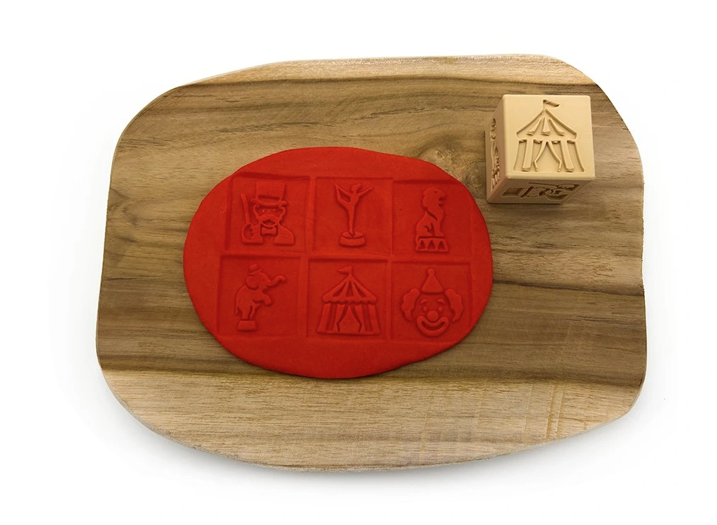 Otiskovací kostka cirkus