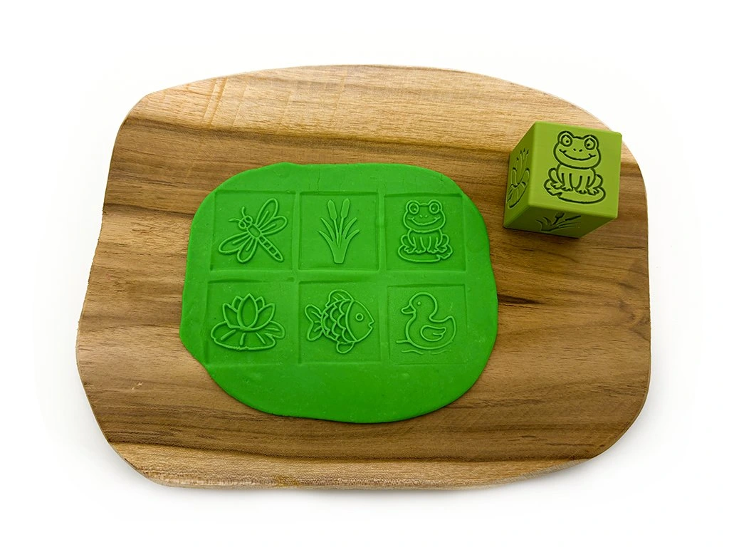 Otiskovací kostka rybník