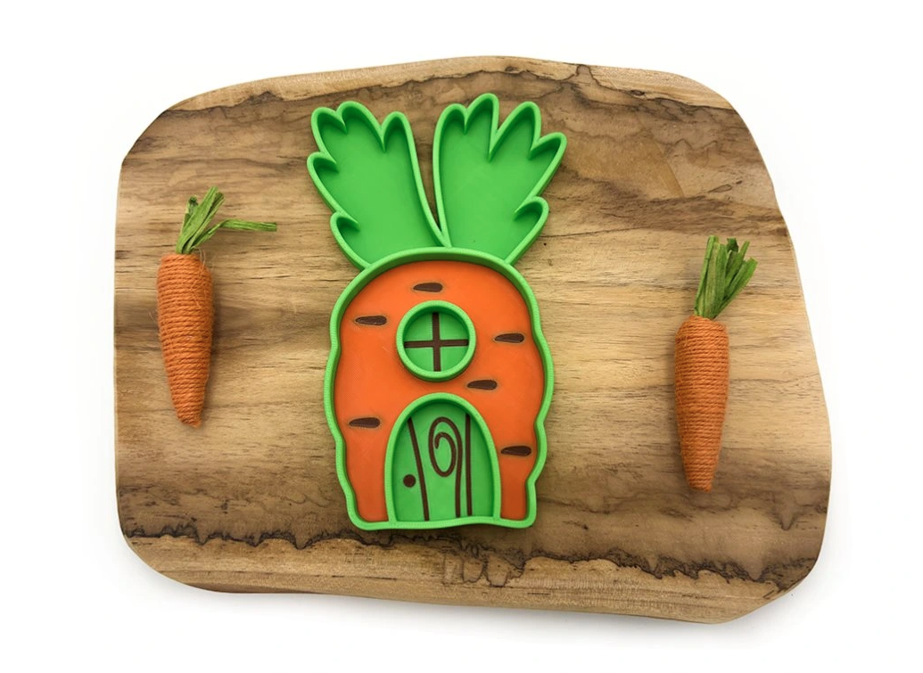 Eco smyslový tácek mrkvový dům