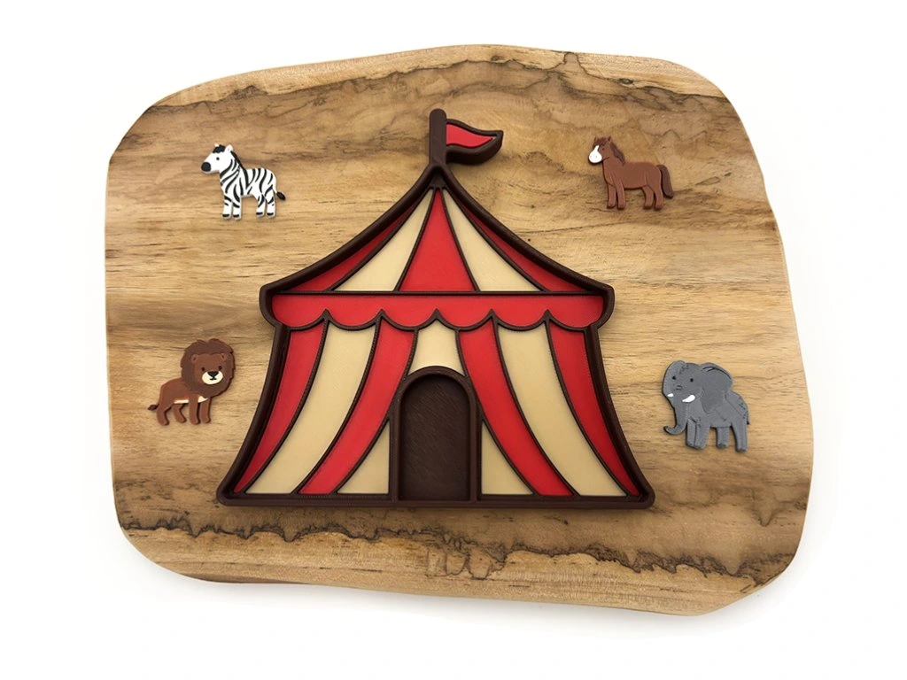 Eco smyslový tác cirkusový stan šapitó